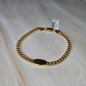 NWT Kendra Scott Elaina Curb Chain Bracelet in 18k Gold Vermeil